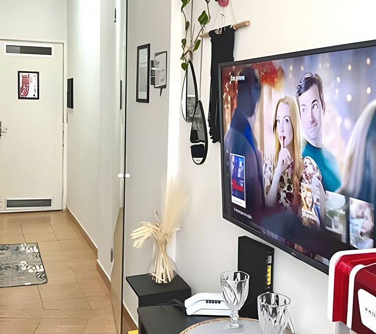 Studio autêntico, centro, garagem & pipoca free