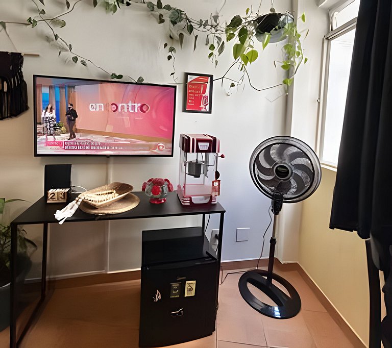 Studio autêntico, centro, garagem & pipoca free