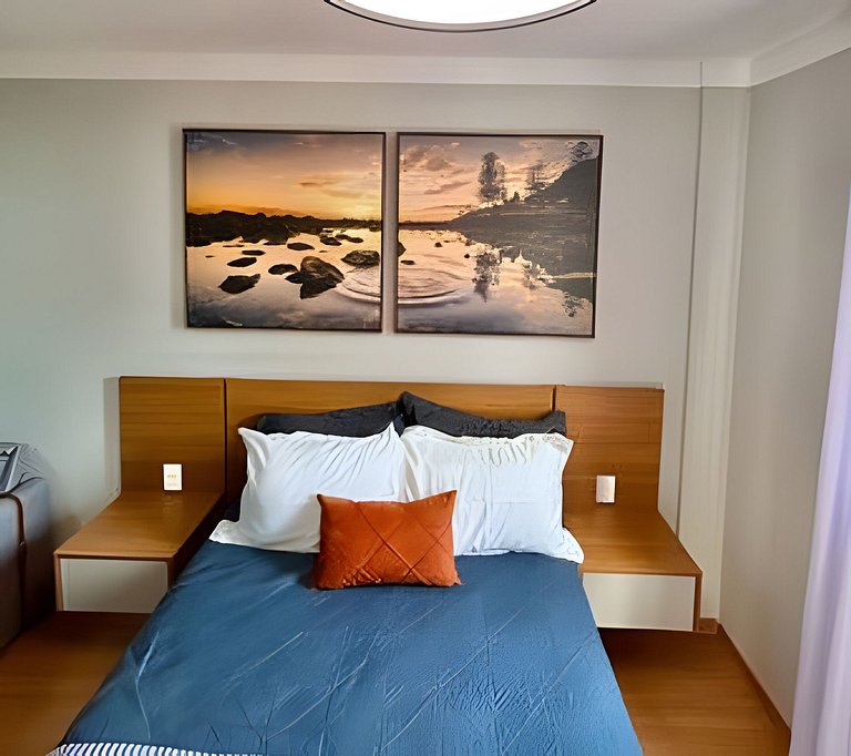 Flat Aconchegante com vaga centro