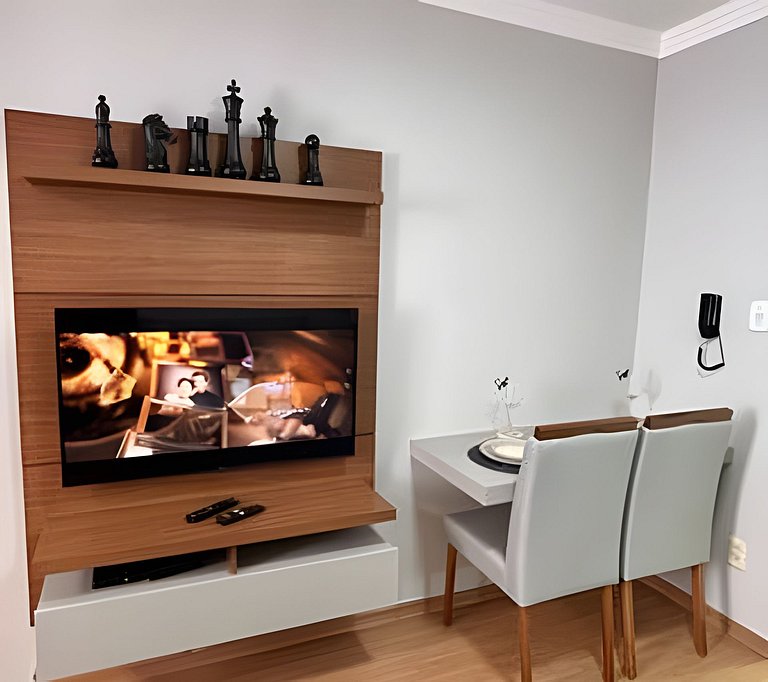 Flat Aconchegante com vaga centro