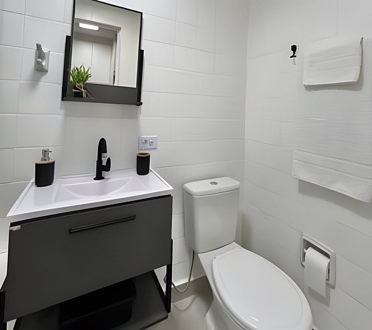 Flat Aconchegante com vaga centro