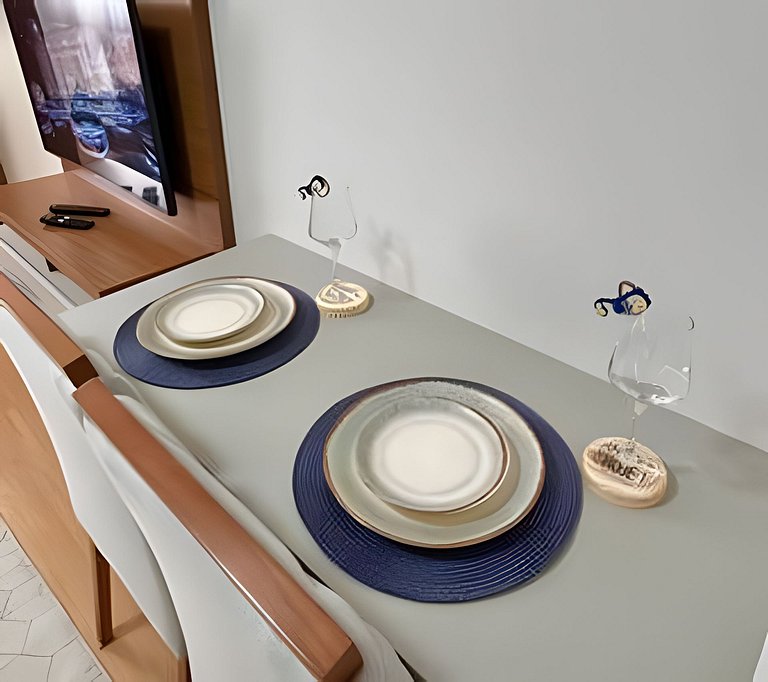 Flat Aconchegante com vaga centro