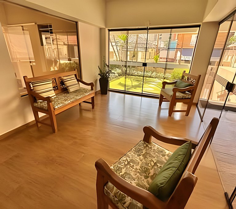 Flat Aconchegante com vaga centro