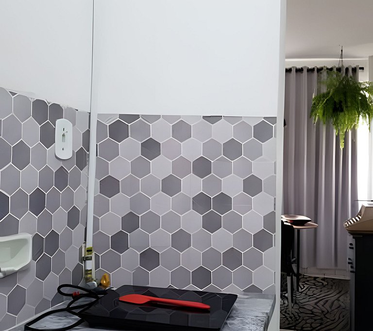 Studio Urban Vintage Vinil | Centro c/ garagem