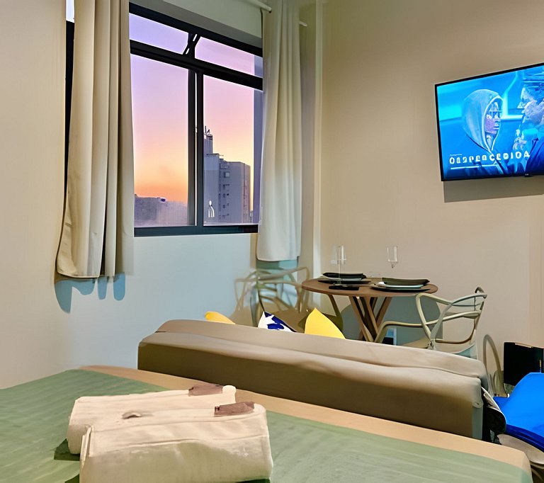 Studio Clean Centro com Vaga