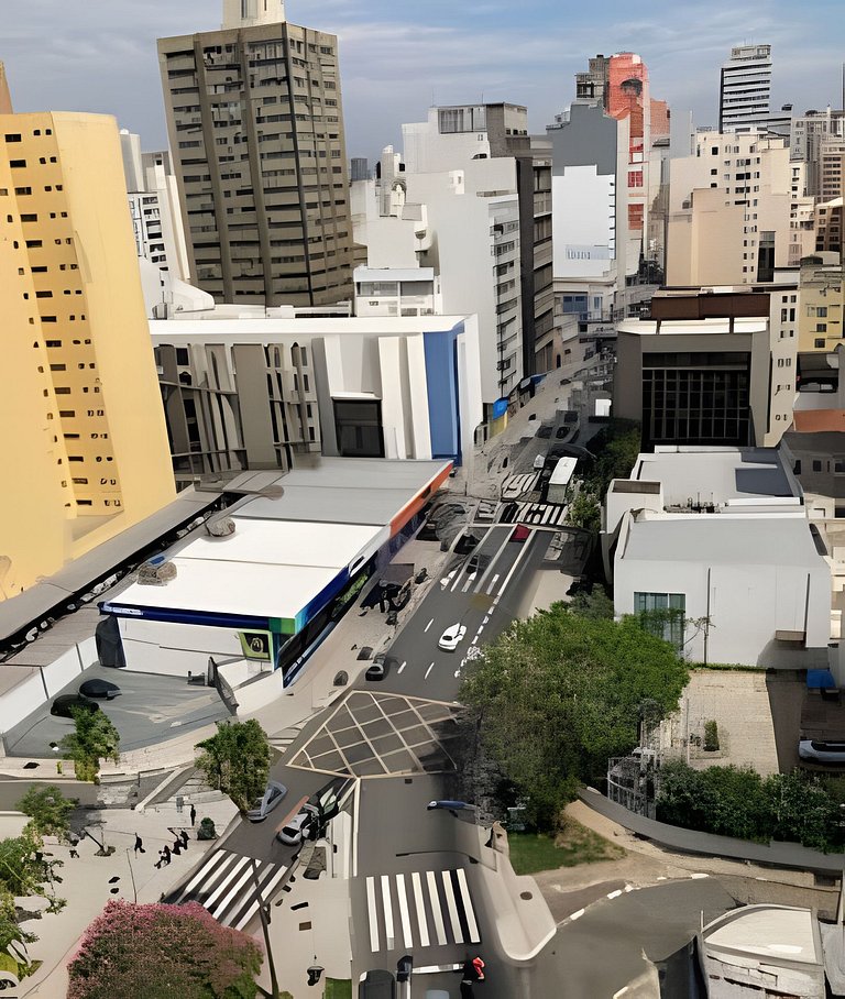 Studio Safira centro com garagem