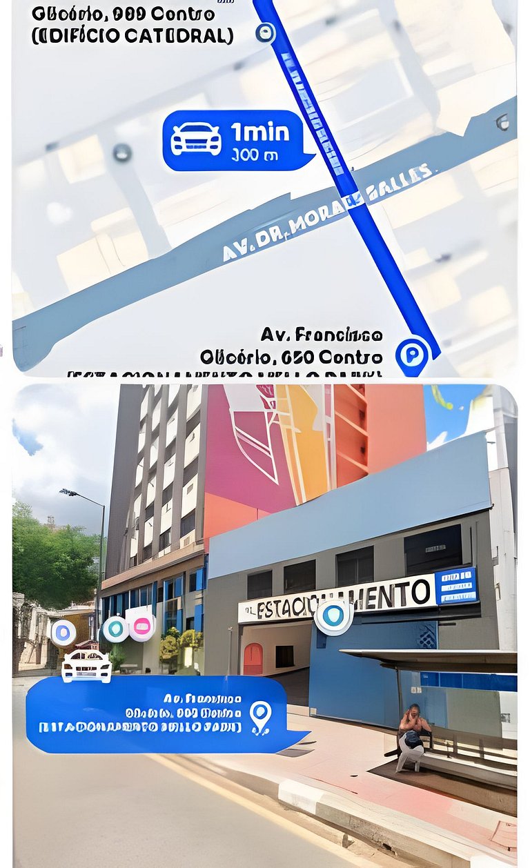 Flat Prime. 3 Dorm. Área Central. Ar condicionado.