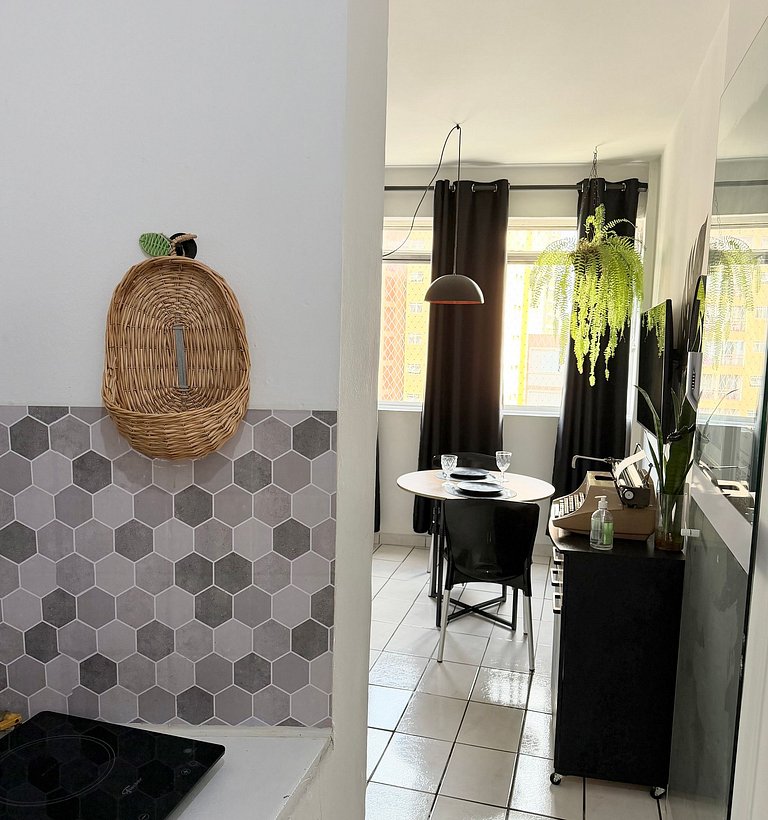Studio Urban Vintage Vinil | Centro c/ garagem
